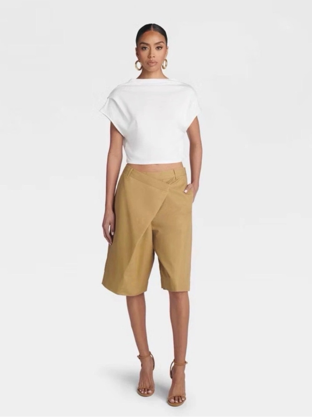 KBB by KAHLANA The Asym Bermuda Shorts